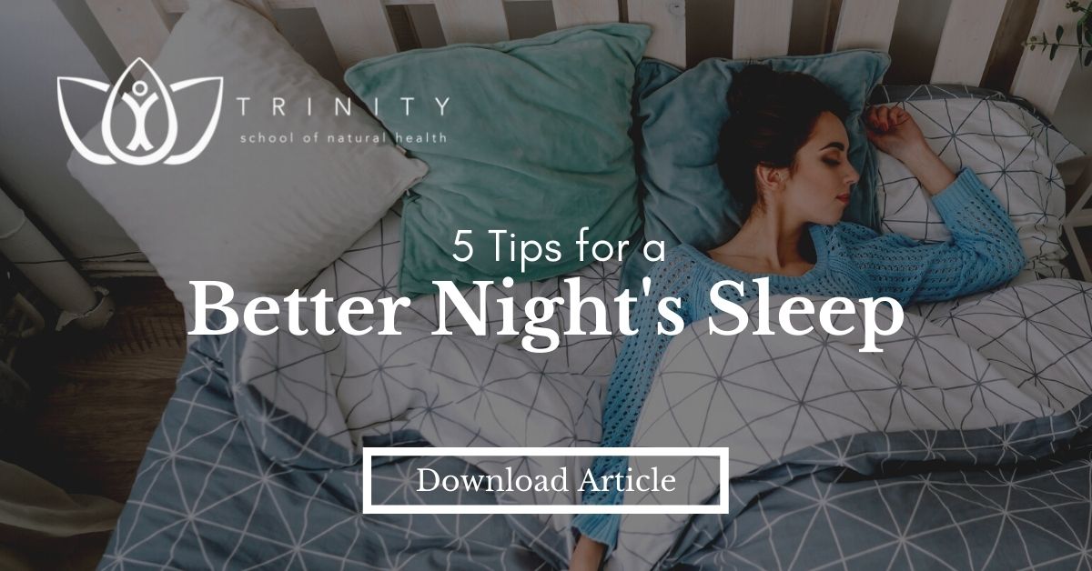 5 Tips for a Better Nights Sleep